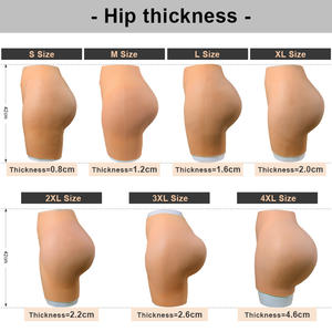 OEM/ODM Damen Formwäsche Große Silikon-Po- und Hüftpolster Silikon-Slips Shapewear Silikon-Po-Pads Po-Vergrößerung Künstlicher Hintern - Product Image 2