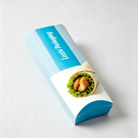 Boîtes à shawarma en gros, contenants alimentaires à emporter pas chers, emballage écologique pour shawarma, boîtes avec compartiments pour sauces et boissons
