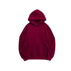 Sweat à capuche oversize en polaire pour homme avec poche kangourou et coupe classique, idéal pour le printemps, parfait pour les tenues décontractées et le style urbain - Product Image 1