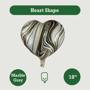 Ballon Forme Cœur Marbre Agate 18 Pouces Plusieurs Couleurs Saint Valentin Mariage Déco OEM Mylar FAMA BSCI Sedex Usine - Product Image 4
