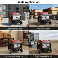 Générateur de soudage industriel nouvelle génération 110v 230v 5.5KW Puissance maximale 20-300A Machine de soudage à génération de puissance