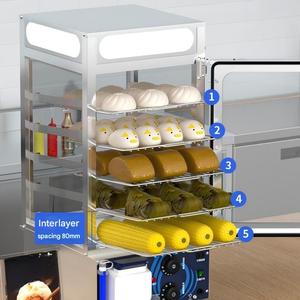 Nouveau <span class=keywords><strong>four</strong></span> vapeur commercial en acier inoxydable 220V haute efficacité grande capacité pour la production de pains et de brioches à haute capacité - Product Image 2