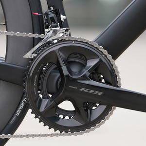 Vélo de route en fibre de carbone Cyctrac R18 24 vitesses avec design de course léger, guidon en drop bar, freins à disque, roues 700c pour hommes et femmes - Product Image 3