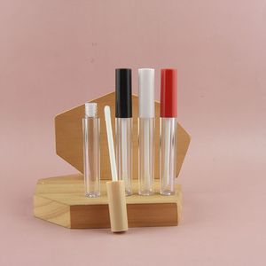 Minimalist Round <b>Lip</b> Gloss Tube 3ml Clear Plastic Empty Bottle For DIY Makeup Packaging - Product Image 3