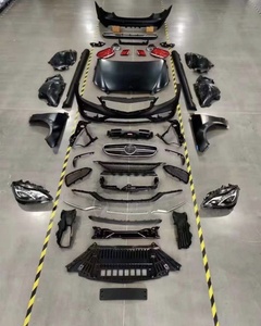 Kit carrosserie E63 pour <span class=keywords><strong>Mercedes</strong></span> Classe E 2009+ à 2016, transformation de W212 en E63 AMG, comprenant pare-chocs avant et arrière, jupes latérales, capot et phares W212 - Product Image 2