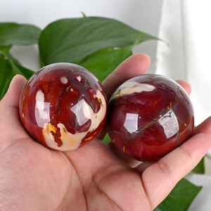 Bola de Jaspe Mookaite Pulido, Cristal de Sanación Espiritual para Meditación y Decoración del Hogar, Venta Caliente - Product Image 6