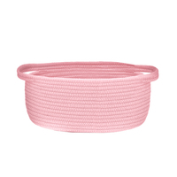 Panier de rangement en corde de coton durable avec poignées Panier à jouets pour organiser un panier cadeau décoratif vide