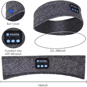 Casque <span class=keywords><strong>audio</strong></span> Bluetooth 6.0 <span class=keywords><strong>pour</strong></span> le sommeil et le sport – <span class=keywords><strong>Bandeau</strong></span> anti-transpiration <span class=keywords><strong>pour</strong></span> activités de plein air et repos - Product Image 5