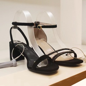 Tùy chỉnh Acrylic Giày hiển thị đứng, rõ ràng nhựa Giày Shaper cho gót chân & giày phẳng, có thể điều chỉnh chủ giày cho bán lẻ hiển thị - Product Image 5