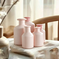 Bouteille diffuseur à bâtonnets en verre transparent en gros – Bouteille vide de luxe en verre pour diffuseur d'huiles aromatiques