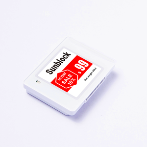 Etiqueta Electrónica de Precio DYESL de 1.54 Pulgadas <span class=keywords><strong>BWR</strong></span> 2.4GHz con Tinta Electrónica para Sistemas EAS en Supermercados - Product Image 3