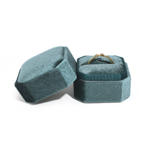 High End <b>Gift</b> Green Acrylic <b>Hexagon</b> Wooden Jewellery With Logo Pink Wood Small Jewelry <b>Box</b> Round Velvet Ring <b>Box</b> - Product Image 6