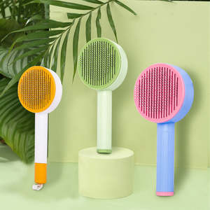 Brosse moderne écologique en ABS et acier inoxydable pour enlever les poils d'animaux de petite taille, plusieurs couleurs - Product Image 5
