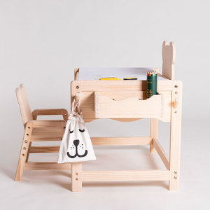 Offerta Speciale: Scrivania e Sedia in Legno Regolabili in Altezza per Bambini, Ideali per Esterni, Scuola, Camera da Letto e Tavolo Sensoriale - Product Image 4