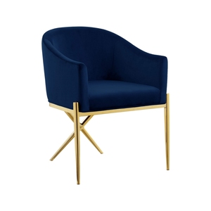<strong>Velvet</strong> Modern Dining Room <strong>UK</strong> Style Cheap Price Dining <strong>Chair</strong> with Black Legs - Product Image 3