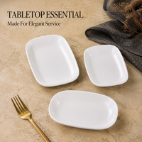 Plat à sauce en porcelaine céramique pour le service en chambre d'hôtel et les tables de restaurant – Approvisionnement en gros pour les acheteurs de l'hôtellerie – Vente en gros mondiale