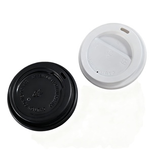 80mm/90mm Disposable Take Away <b>Coffee</b> Cup Lid Use Hot/ Cold Drink <b>Coffee</b> Cups Plastic PP/PS Cover Lid for Paper Plastic Cup - Product Image 1