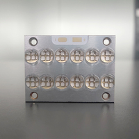 Matrices de modules Led COB UVA personnalisées 395nm 405nm 365nm substrat en nitrure d'aluminium lumière ultraviolette perles de lampe à lentille en quartz