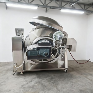 Mezclador de Gas Automático Inclinable a Precio de Fábrica para Alimentos y Productos Químicos, Olla Mezcladora Inclinable a Gas para Cocinar Dulces, Salsas y Arroz - Product Image 5