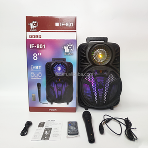 Nếu-801 Stereo Không Dây Loa Di Động 8 Inch Nhỏ Loa Woofer Với Microphone Điều Khiển Từ Xa - Product Image 3