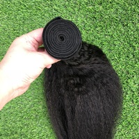 Cheveux humains vierges naturels Sunny Grace, cheveux brésiliens lisses crépus pour les belles femmes noires