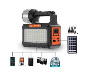 Generador de Energía <span class=keywords><strong>Solar</strong></span> con Panel <span class=keywords><strong>Solar</strong></span>, Bombillas, Puerto USB, Radio FM, Altavoz, Reproductor USB y Cargador de Teléfono - Product Image 1