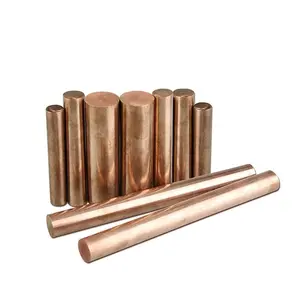 High Hardness Beryllium Copper Rod High Quality C1100 C1011 C1020 1mm 4mm 5mm Copper Flat Bus Bar