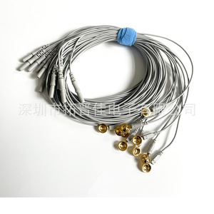 Fil d'électrode en disque plaqué or Din 1,5 mm pour boîtier d'amplificateur EEG Z2n F 20 C - Product Image 2