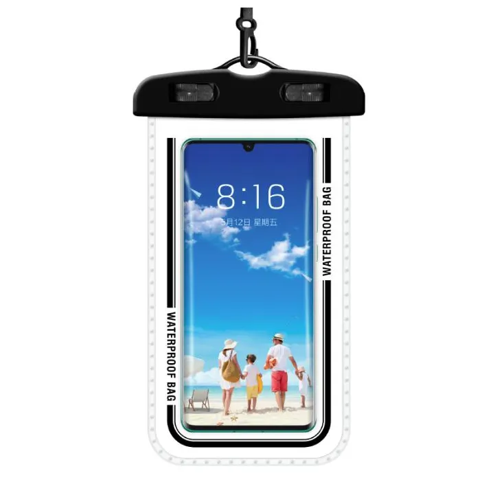 Wholesale Customized LOGO Universal Swimming Cellphone Sport Under Water Phone Accessories Protection Waterproof Pouch Case