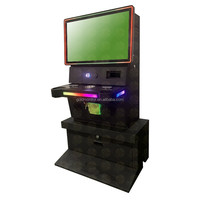 Mesin Game Arcade Vertikal 27'' Custom Terlaris dengan Tombol Tekan, Akseptor, Papan Fusion 5, dan Mesin Game Skill Berbahan Kayu