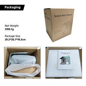 กล้อง AI Smart Bird Feeder ความละเอียด <span class=keywords><strong>4K</strong></span> UHD ใช้พลังงานแสงอาทิตย์ บ้านดูนกพร้อมระบบตรวจจับความเคลื่อนไหว PIR ควบคุมผ่านแอพ WiFi เหมาะสำหรับเป็นของขวัญ - Product Image 6