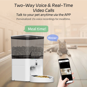 Distributore Automatico di Cibo per Animali Domestici da 6L, Grande Capacità, Uso Interno, Controllo Remoto tramite APP, Telecamera HD Regolabile, Giocattolo <span class=keywords><strong>Laser</strong></span> Intelligente - Product Image 6