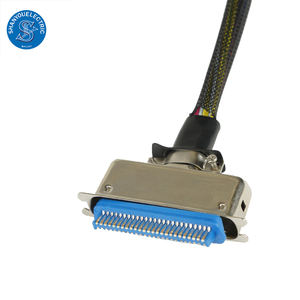 Kunden spezifischer CN50-Pin-Schweißdruckerstecker 50P-Stecker 50-Kern-Buchsenkopf-Eisenschalen-Kabelbaum für elektronische Anwendungen - Product Image 5