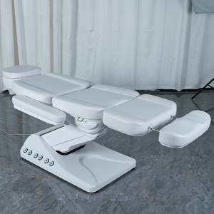 Điện 3 động cơ y tế giường tóc cấy ghép ghế điều trị ghế Spa giường mặt massage điện bảng & giường với bàn đạp chân - Product Image 5