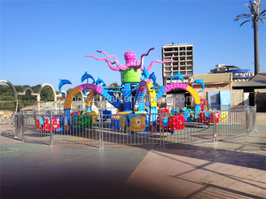 Manège de parc d'attractions à thème, attraction de fête foraine, grand manège rotatif en forme de <span class=keywords><strong>pieuvre</strong></span>, manège de carnaval, intérieur/extérieur, LED multicolores - Product Image 3