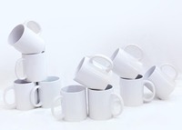Tasse en Grès Céramique Blanc de 11 oz Personnalisée en Gros avec Revêtement de Sublimation pour la Rentrée Scolaire