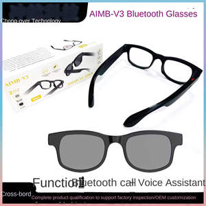แว่นตาอัจฉริยะ AIMB-V3 สำหรับเล่นกีฬา แบบแฮนด์ฟรี ฟังเพลงได้ ป้องกันรังสียูวี ควบคุมด้วยระบบสัมผัส รองรับการโทรผ่านบลูทูธ ชาร์จแม่เหล็กได้ - Product Image 4