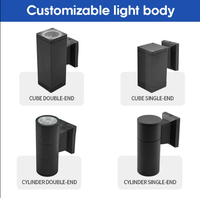 6W 10W 20W nordique salon balcon luminaire IP65 Cob extérieur haut vers le bas double tête cylindre LED applique murale