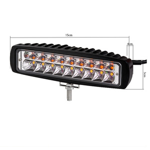 Barra de Luz LED Estroboscópica de 6 Pulgadas y 7W, Amarilla y Blanca, para 4X4, ATV, Jeep, SUV, Motocicleta, Camión, Remolque, Accesorios para Automóviles - Product Image 6