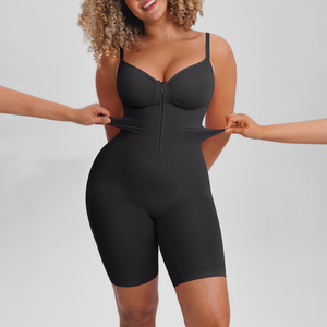 Bodysuit Shapewear Tanpa Jahitan Resleting Tersembunyi Grosir, Pengontrol Perut, Pengangkat Bokong, Tali Dapat Disesuaikan, Combinaison Femme - Product Image 5