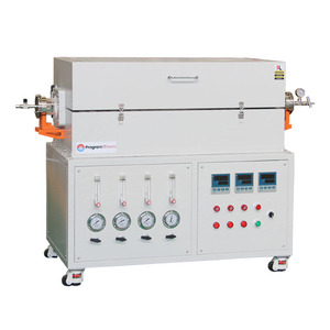 Horno eléctrico tubular de tratamiento térmico de alta temperatura con bomba Monitoreo remoto de control PLC de vacío de alta presión multizona - Product Image 1