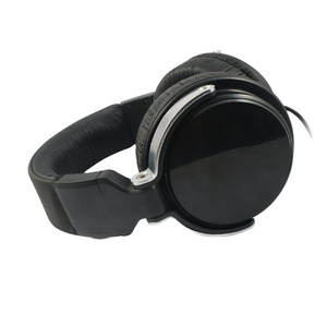 Casque DJ réglable avec grand cache-oreilles en forme de L moniteur supra-auriculaire mains libres filaire 6.3 adaptateur écouteurs de musique - Product Image 1