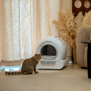 Inodoro para Mascotas con Sensor Infrarrojo, Control de Olores, Arenero Automático para Gatos, Inodoro para Gatos de Gran Espacio de 65L, <span class=keywords><strong>Sin</strong></span> Olores - Product Image 3