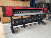 Machine d'impression publicitaire grand format 2.0m Imprimante à éco-solvant Imprimante numérique Xp600 Rouleau à rouleau Sublimation bannière
