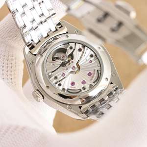 Montre mécanique de luxe pour homme 40-44 mm, cadran analogique ajouré, mouvement ETA, boîtier en acier inoxydable avec verre minéral, bracelet en cuir - Product Image 4