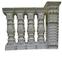 Moules en ciment à motifs sculptés pour balustrades, modèles de balcon de style européen, vases de clôture, balustrades de colonnes romaines, moules de piliers de villa