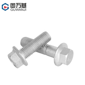 Pernos hexagonales con brida Guwanji M10 M12 M14 M16 M20 Grado 10.9 de acero al carbono Dacromet para construcción - Product Image 3