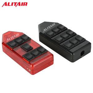 Contrôleur de <span class=keywords><strong>suspension</strong></span> pneumatique Ningbo ALITAIR - 9 interrupteurs, câble noir et <span class=keywords><strong>rouge</strong></span> de 5 mètres, commande manuelle robuste - Product Image 2