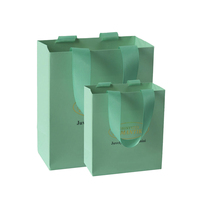 Sacs shopping en papier personnalisés avec logo, ruban en coton, vente en gros, pour emballage cadeau, bijoux, sacs en papier avec logo.