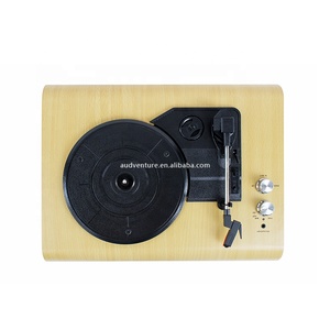 Giradischi in vinile giradischi 3 velocità blu dente valigia grammofono portatile con altoparlanti integrati <span class=keywords><strong>RCA</strong></span> Line Out AUX in - Product Image 6